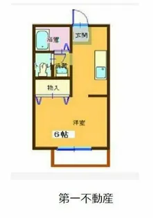 サンライフアイD【D104号室】の間取り