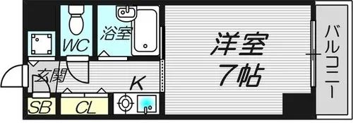 アペルトコート【3階】の間取り