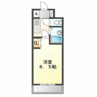 コーラル観月【305号室】の間取り