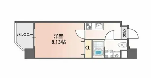 ドゥエリング梅田【7階】の間取り