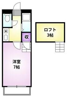 シャトレ隈2【1階】の間取り