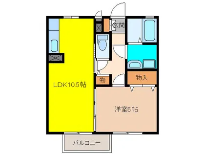 ラフィーネA【2階】の間取り