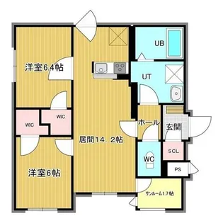 ミキパレス【501号室】の間取り