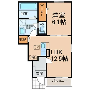 ローレル【1階】の間取り