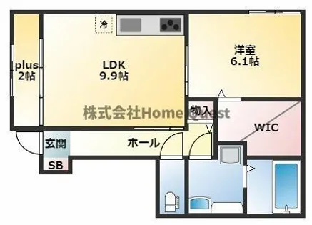 メゾンルミエール【1階】の間取り