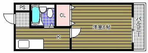 サンロワール北野田【3階】の間取り