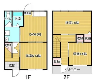 YSハイム【2号室】の間取り