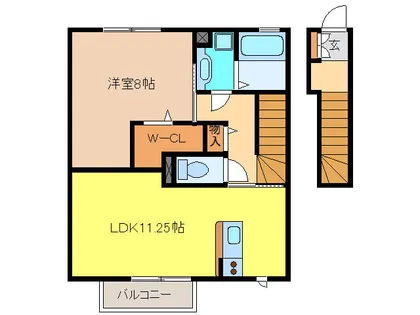 リヴェール【2階】の間取り