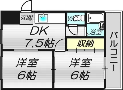 ベストレジデンス尼崎2【4階】の間取り