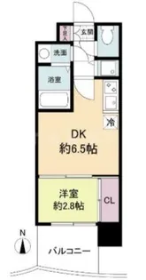 セレニテ日本橋プリエ【14階】の間取り