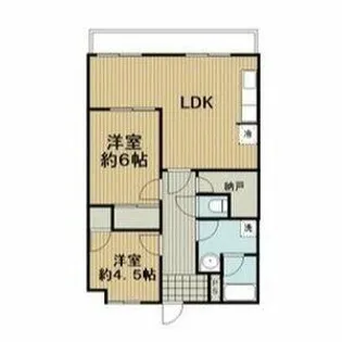 マンション桂【1階】の間取り