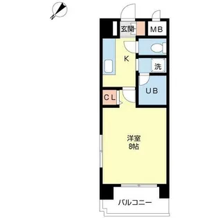 ウィングポート【0603号室】の間取り