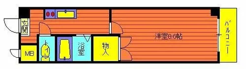 アートプラザ神戸西【1階】の間取り