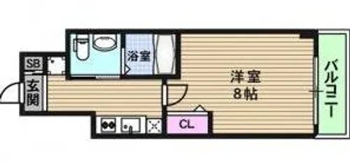 PIANO FORTE ~ピアノフォルテ~【9階】の間取り