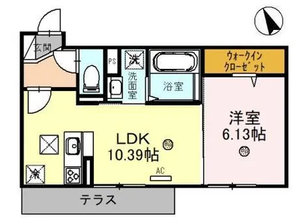 インヴィート(守山市二町町)【1階】の間取り