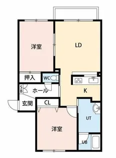 ジェルム南3条【103号室】の間取り