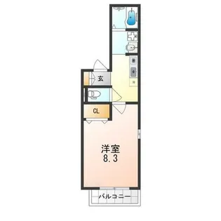 メモリーコートMISA【2階】の間取り