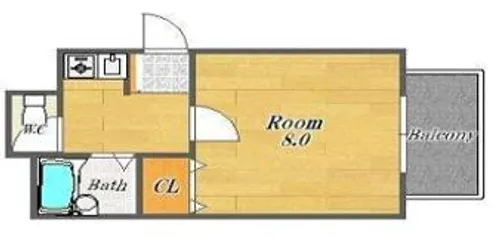 セントラル淀川【2階】の間取り