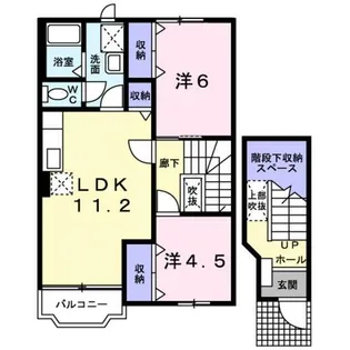 セレーノ1【0201号室】の間取り