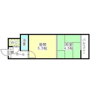 和楽マンション【208号室】の間取り