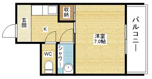 二神ビル【2階】の間取り
