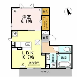 La Bellezza A【1階】の間取り