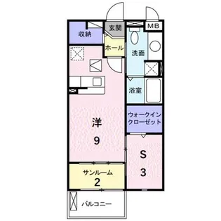 New-Win【105号室】の間取り