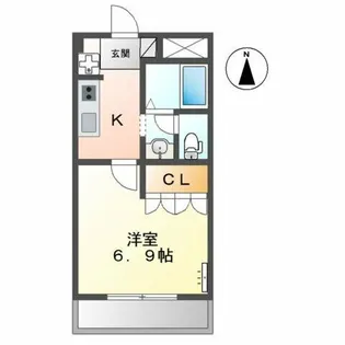 ソレイユ姫見台【1階】の間取り
