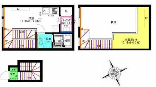 Thyme one【2階】の間取り