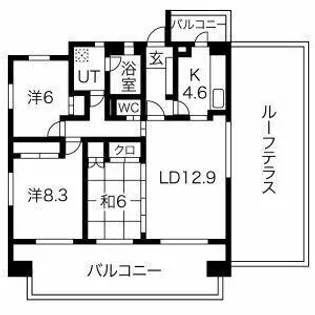 Floresta名駅【10階】の間取り