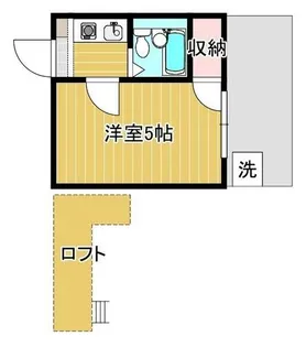 レオパレス21寝屋川第三【105号室】の間取り