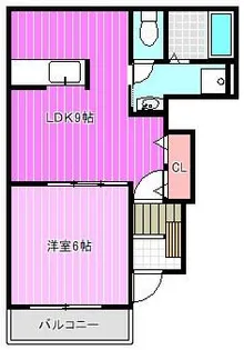 ビッツ真美【1階】の間取り