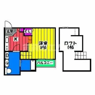 ブルージュ井尻【2階】の間取り