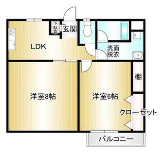 プレジールTOMO【305号室】の間取り