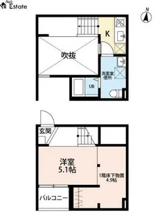 ZEN鶴舞【2階】の間取り
