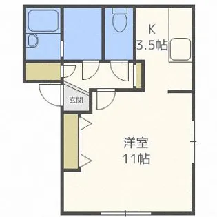 アルカディアコート【102号室】の間取り