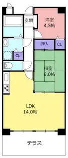 エシックス無辺【101号室】の間取り