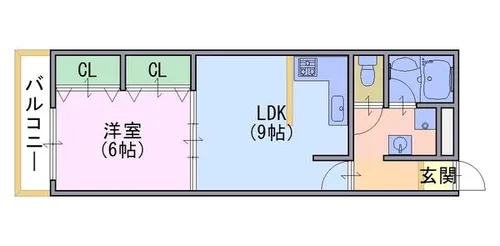 ロイヤルハイツヤマナカ【207号室】の間取り