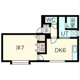 サニーパークサイド【201号室】の間取り