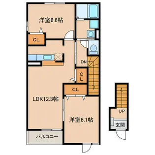 ユースハイムⅢ【2階】の間取り