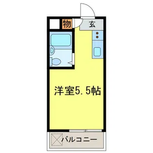 ロイヤルハイツ川西【302号室】の間取り