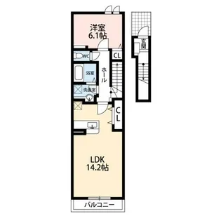 ベルアージュ【2階】の間取り