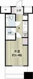レジディア久屋大通【6階】の間取り