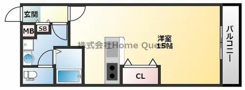 パールナイン【8階】の間取り
