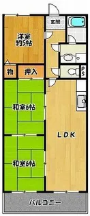 レトワールS【303号室】の間取り