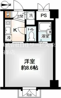 グランドパレス堀川パートⅡ【7階】の間取り