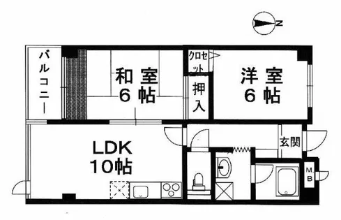 メゾンアルマ【3階】の間取り