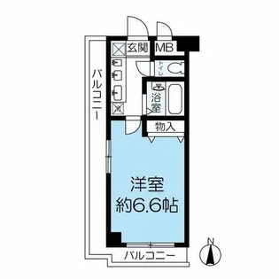 フェンテ武庫之荘【5階】の間取り