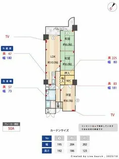 尼崎アーバンコンフォート【14階】の間取り