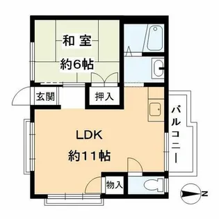 LA・LUNA【2階】の間取り